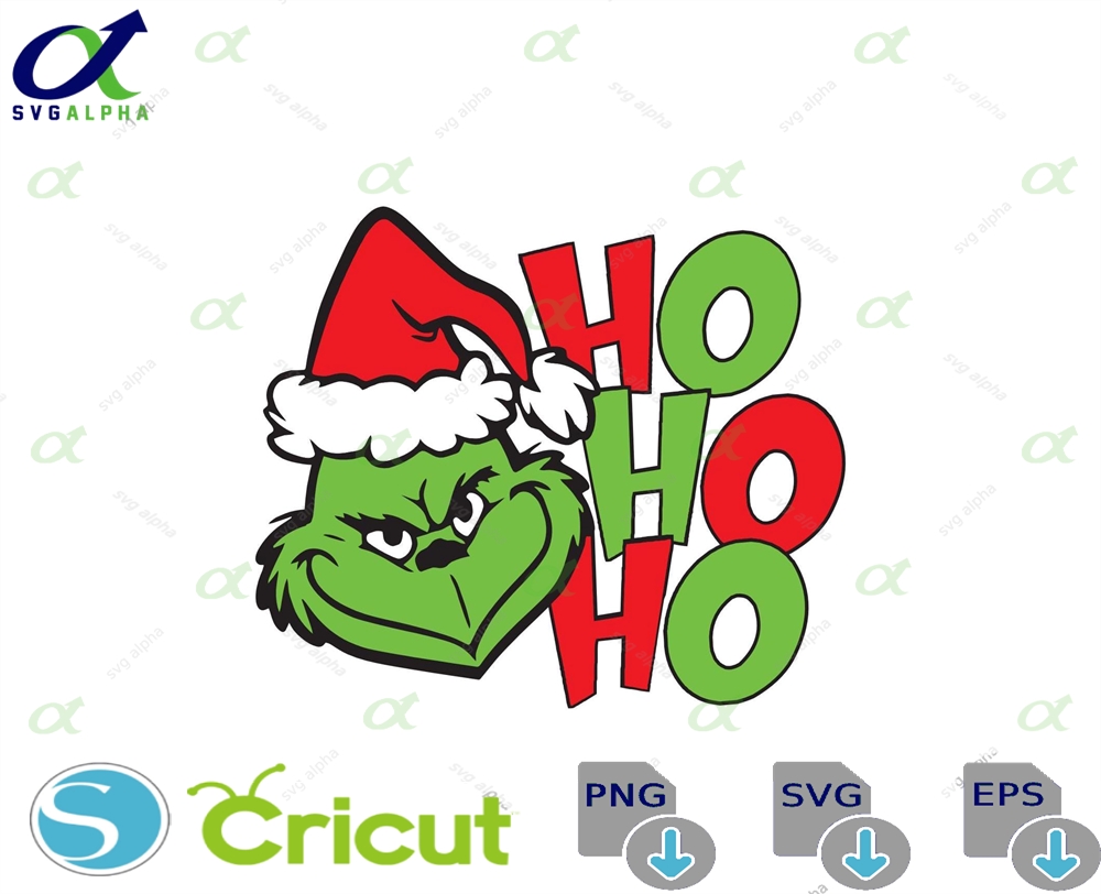 Hohoho Svg Layered Item Ho Ho Ho Clipart Cricut Digital Vector Cut File Svg Png Dxf Eps Clip Art Files